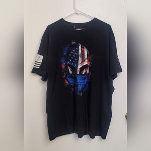 Grunt Style Black This We'll Defend US 1776 Graphic T-Shirt Adult Size XXL